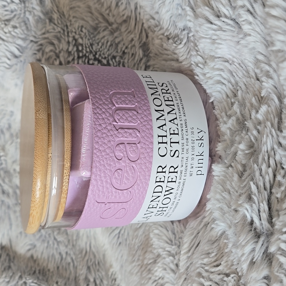 🧘‍♀️ PINK SKY Spa Shower Bomb Steamers Chamomile & Lavender Individual Wrapped
